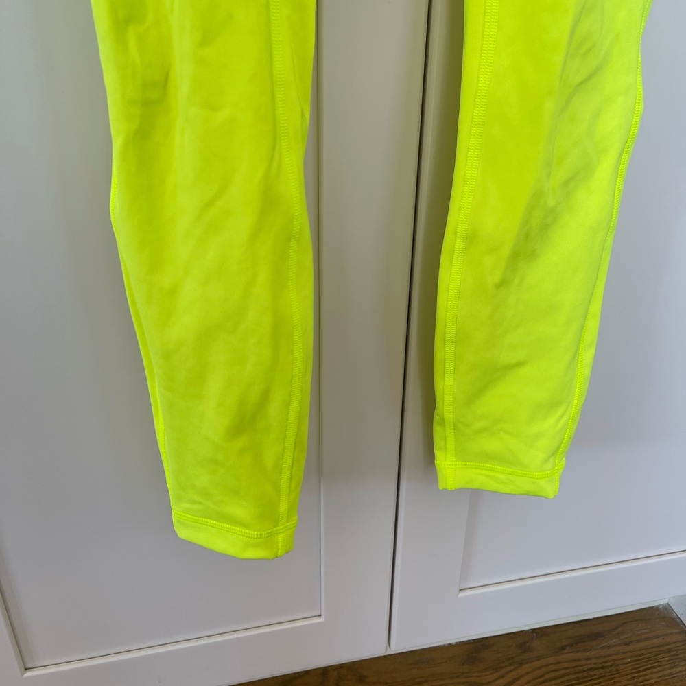 Lululemon Wunder Unders In Lime Green. Size 4. - image 3